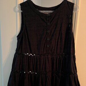 Anthropologie black dress